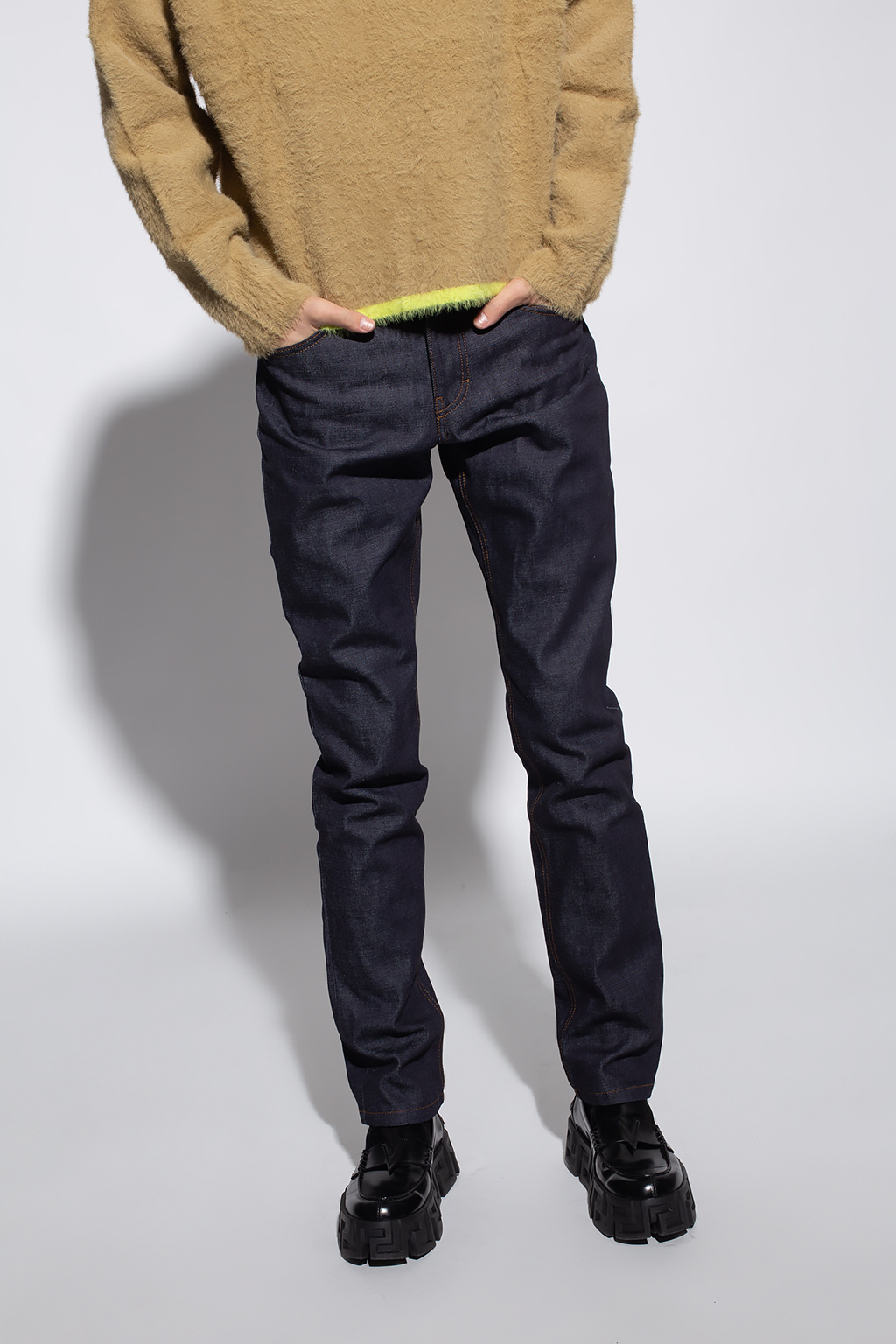 SB Kent Linen Pants Jeans with logo