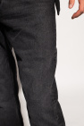 Ami Alexandre Mattiussi logo-print slim-fit jeans