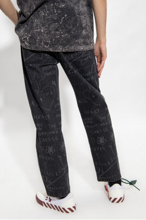 Etudes Jeans with pattern