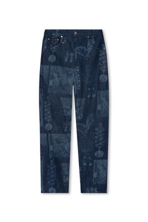 Patterned jeans od Etudes