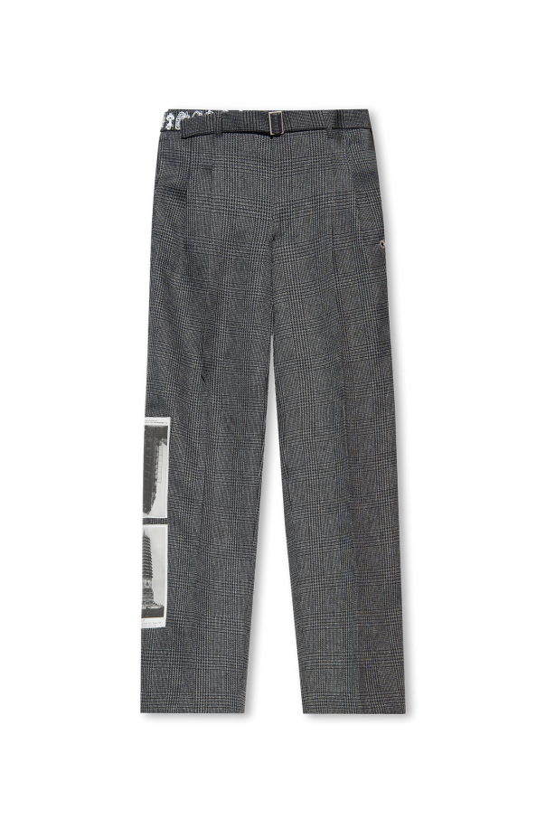 Etudes Check club trousers