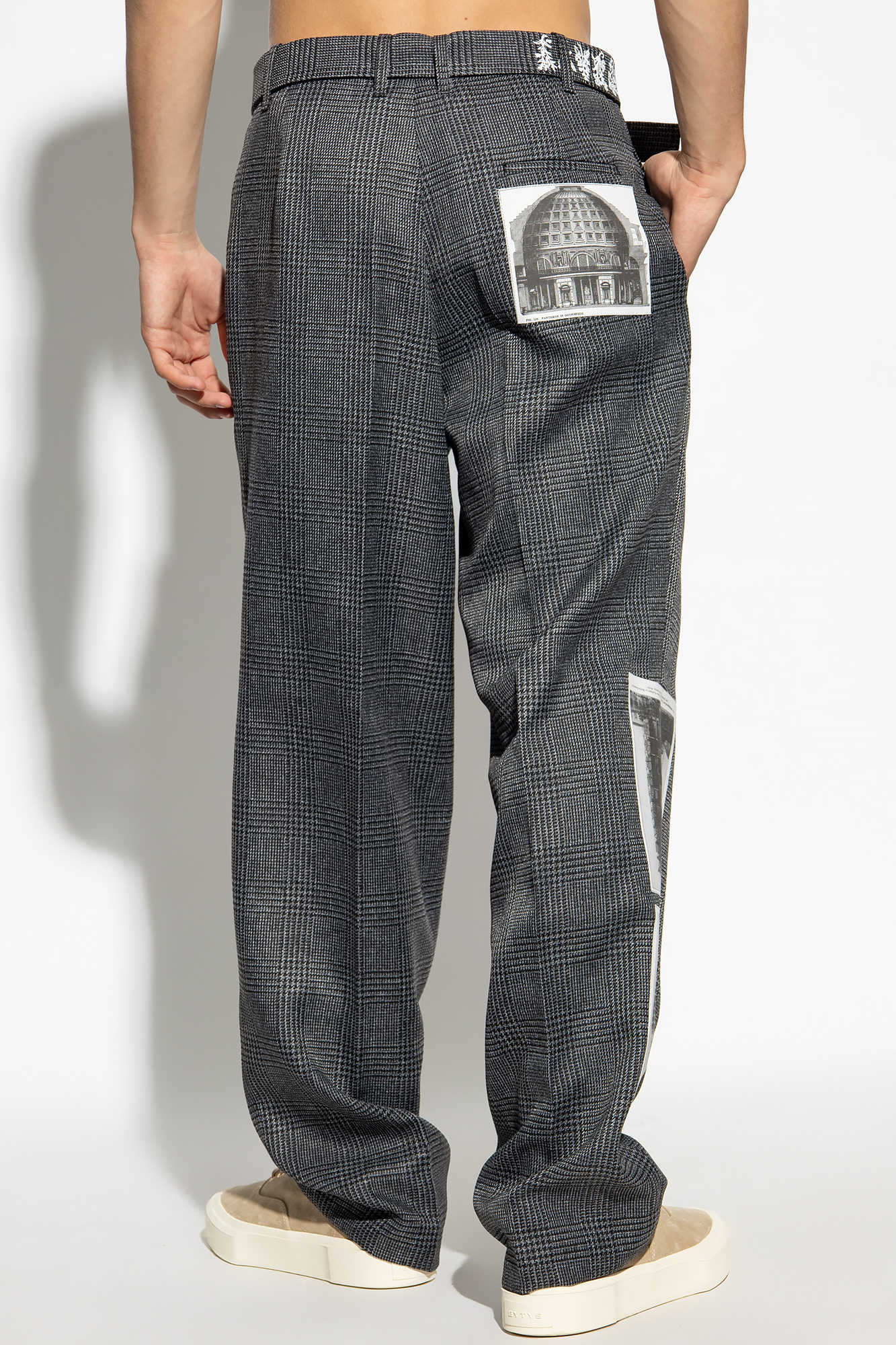 Etudes Check trousers