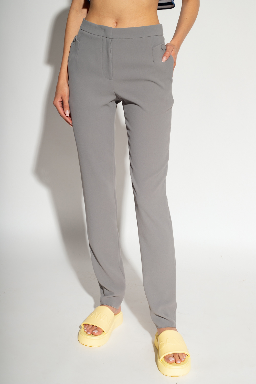 Emporio Armani Tapered Slides trousers