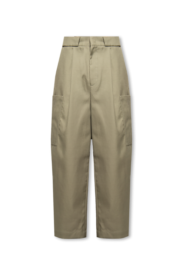 Emporio Armani Cotton loose-fitting trousers