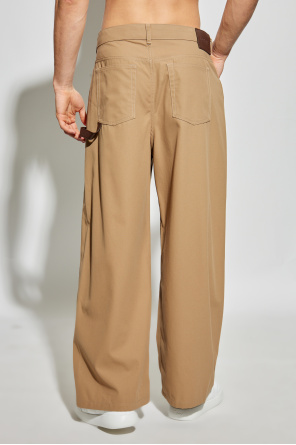 Loewe Cotton trousers with straight-leg cut