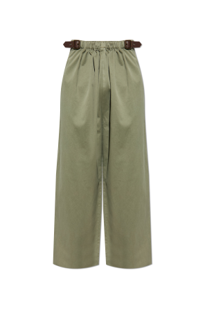 Loose-fit cotton trousers