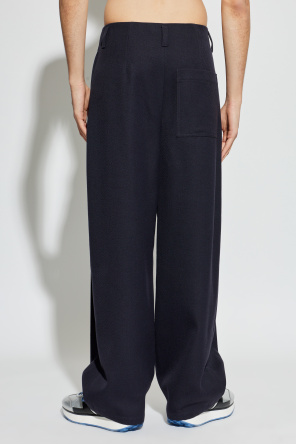 Loewe Pantalones de raya diplomática con pinzas