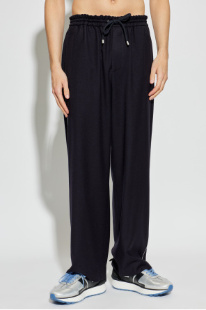 Loewe Pantalones de lana de corte holgado