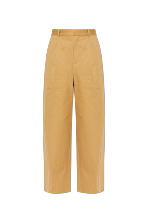 Pantalones de algodón con pinzas