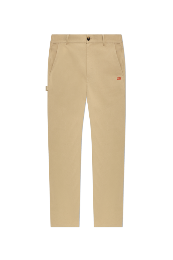 Trousers with embroidered logo od Loewe