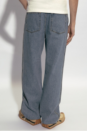 Loewe embossed Jeans with logo