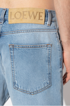Loewe Jeans with leather patch