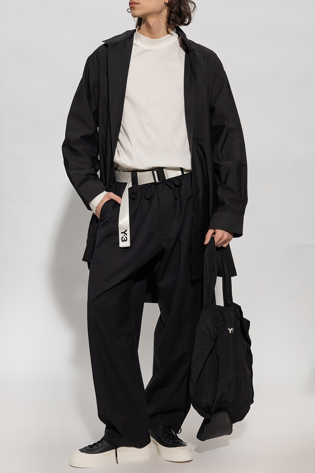 Y-3 Yohji Yamamoto Trousers with logo