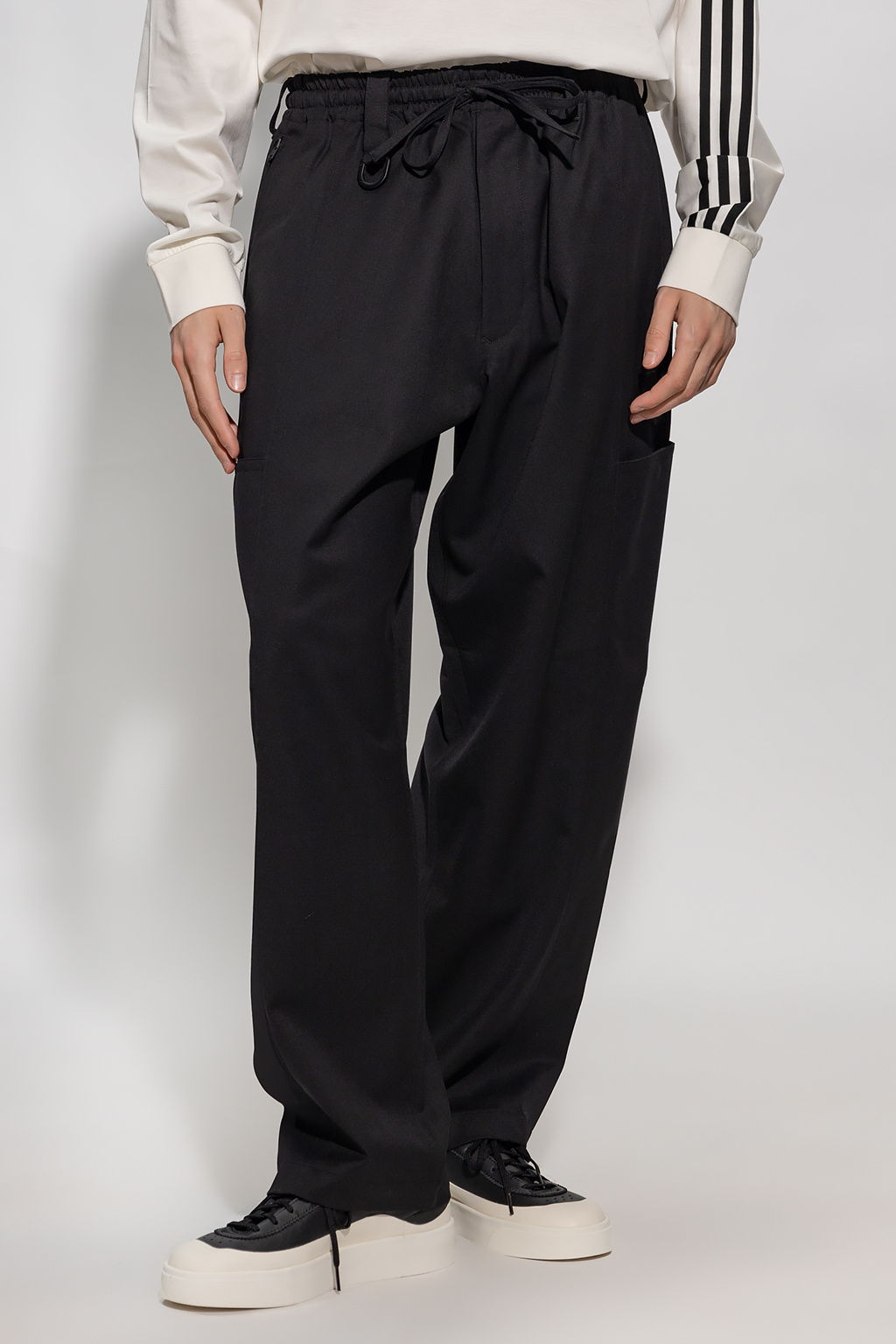 Y-3 Yohji Yamamoto Trousers with logo