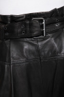 AllSaints BLACK ‘Harlyn’ leather trousers