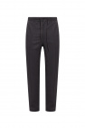 Shorts with chain detail Wool wool-cashmere trousers