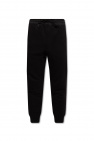 Y-3 Yohji Yamamoto Mango tailored pants with belt in black