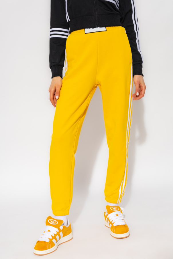 adidas yellow joggers