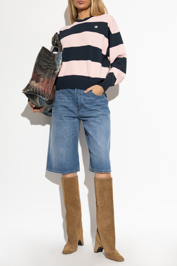 Haikure "New Becky" denim shorts