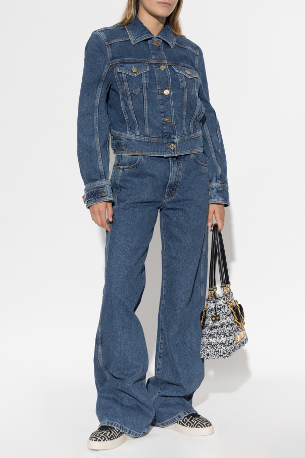 Balmain Jeansy typu `straight`
