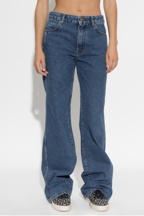 Balmain Jeansy typu `straight`