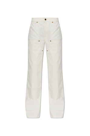 Straight-leg jeans