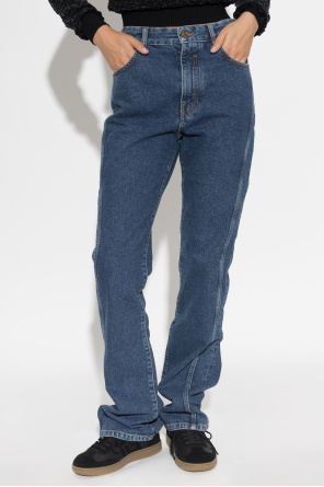 Balmain Jeansy typu `straight`