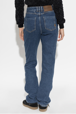 Balmain Jeansy typu `straight`