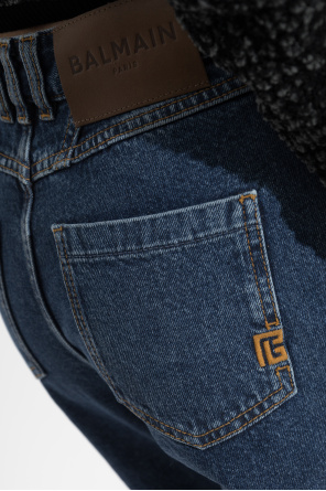 Balmain Jeansy typu `straight`