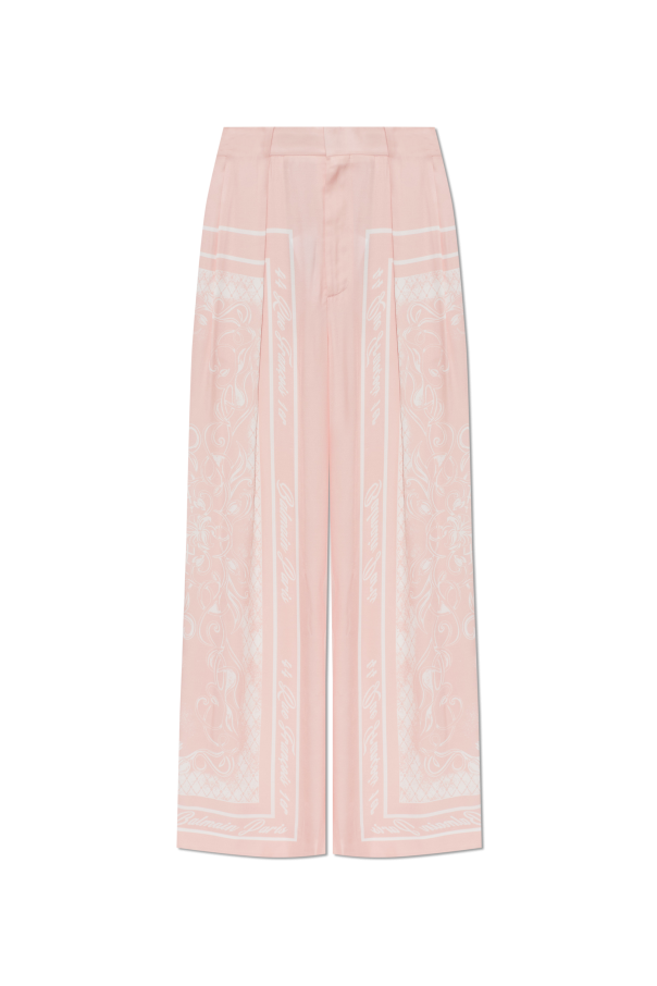 Printed trousers od Balmain