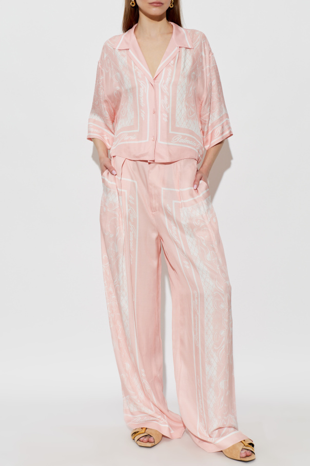 Balmain Printed trousers