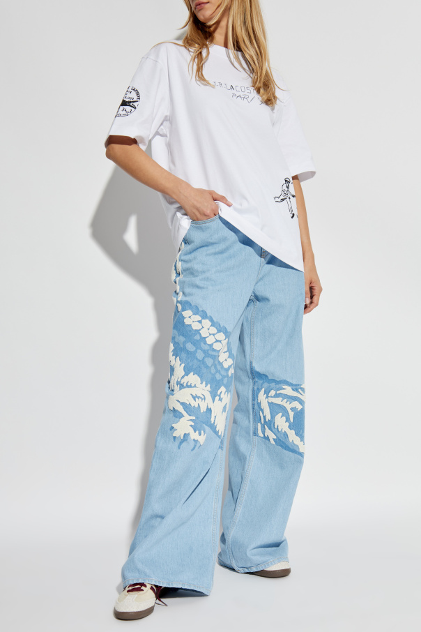 LACOSTE RUNWAY Jeansy z logo