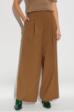 LACOSTE RUNWAY Pantalones de pierna ancha con raya marcada