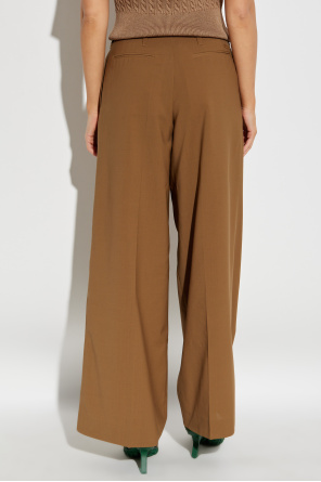 LACOSTE RUNWAY Pantalones de pierna ancha con raya marcada