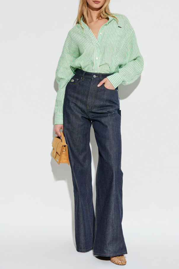LACOSTE RUNWAY High-waisted jeans