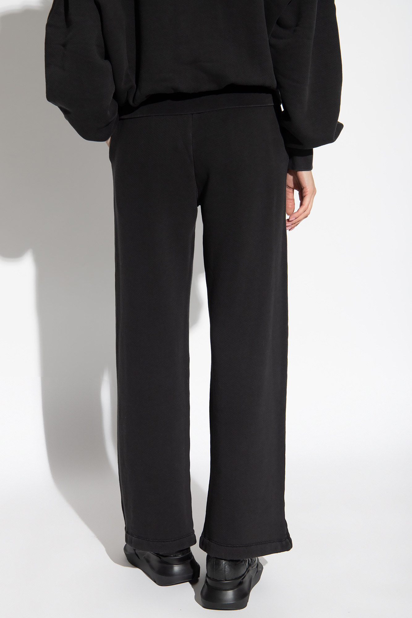 Black Sweatpants with logo HALFBOY - temperley london black midi dress -  GenesinlifeShops Germany