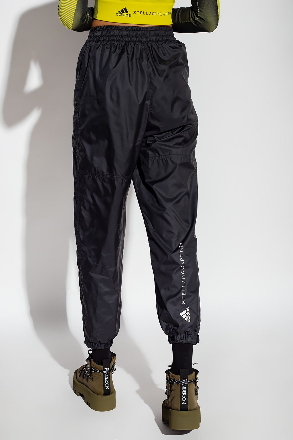 Artpoint Lightweight Black Satin Finish Cuffed Pants | TOKo Santa Fe