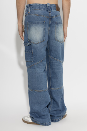 Balmain Jeansy z efektem `vintage`