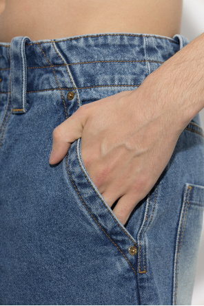 Balmain Jeansy z efektem `vintage`
