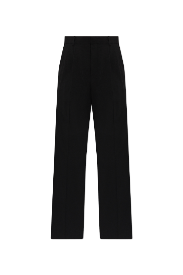 Wool pleated trousers od Balmain