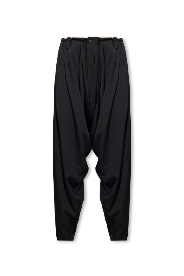 Yohji Yamamoto Spodnie o luźnym kroju
