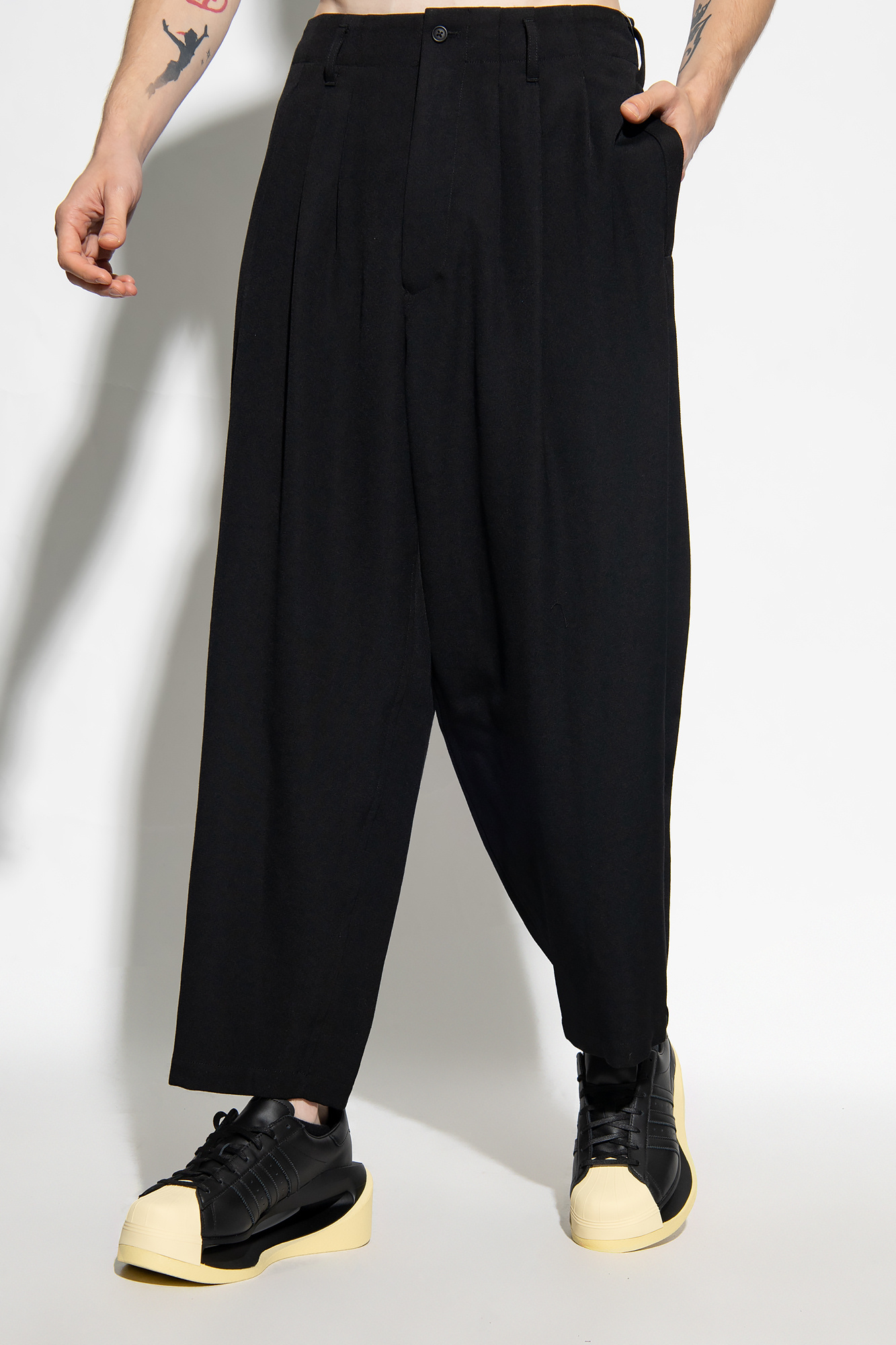 Yohji Yamamoto Relaxed-fitting trousers