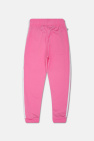 ADIDAS Kids PINK Sweatpants with logo