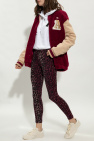ADIDAS Originals BURGUNDY Leggings with animal motif