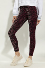 ADIDAS Originals BURGUNDY Leggings with animal motif