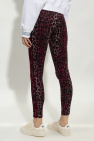 ADIDAS Originals BURGUNDY Leggings with animal motif