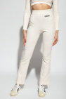 ADIDAS Originals cream Ribbed trousers