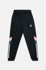 ADIDAS Kids BLACK Sweatpants with logo