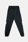 ADIDAS Kids BLACK Sweatpants with logo
