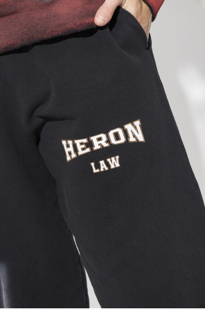 Heron Preston contrast-panel empire dress Weiß
